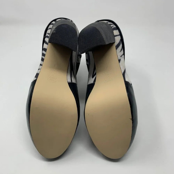 Matt Bernson Special Project‎ Triad Zebra Bootie Foldover Pullon Heel Size 8 - Picture 8 of 8